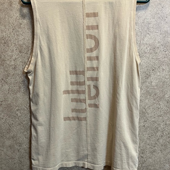 lululemon athletica Beige Muscle Tee - Picture 2 of 3
